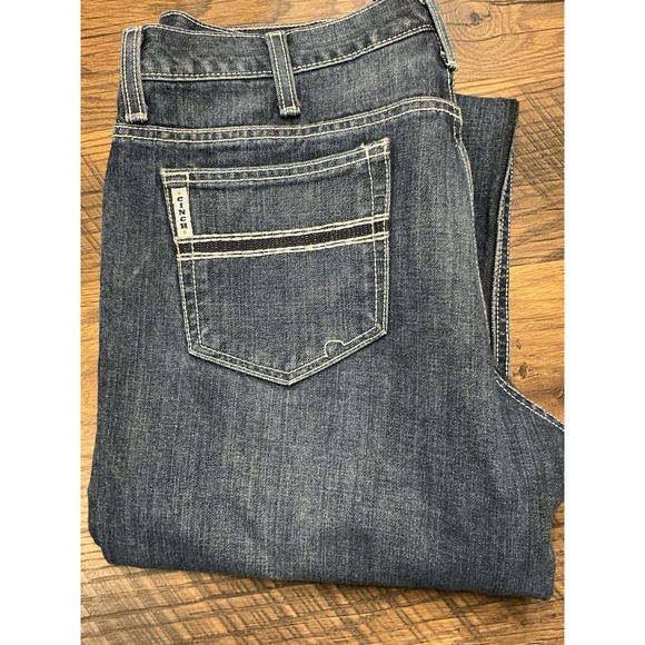 Cinch Men's White Label Relaxed Fit Dark Stonewash Jeans MB92834019 Size 36x34 - Picture 6 of 7